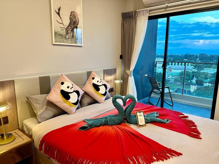 Astra Sky River High Floor,3 Bedrooms 97㎡ 山景房带浴缸 치앙마이 외부 사진